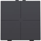 NIKO - 4 fach Taster für Niko Home Control, anthracite