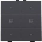 NIKO - Zweifach Taster für Niko Home Control, anthracite