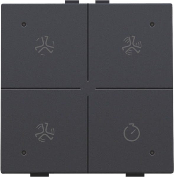 NIKO - Belüftungssteuerung mit LED für Niko Home Control, anthracite