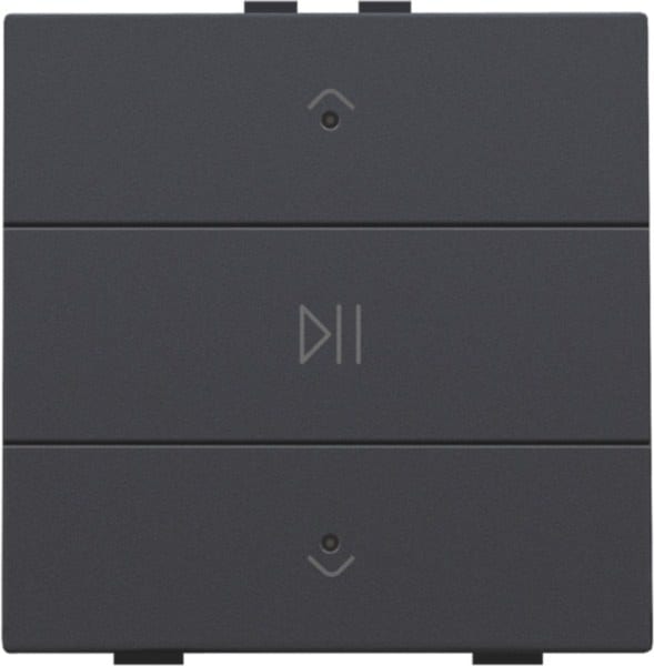 NIKO - Einfach Audiosteuerung mit LEDs für Niko Home Control, anthracite