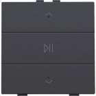 NIKO - Einfach Audiosteuerung mit LEDs für Niko Home Control, anthracite