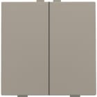 NIKO - Zweifach Taster für Niko Home Control, bronze