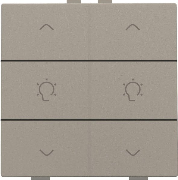 NIKO - Doppel Dimmersteuerung für Niko Home Control, bronze