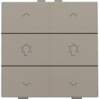 NIKO - Doppel Dimmersteuerung für Niko Home Control, bronze