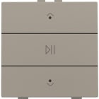 NIKO - Einfach Audiosteuerung mit LEDs für Niko Home Control, bronze