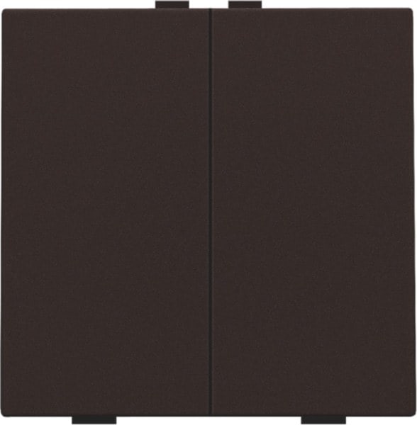 NIKO - Zweifach Taster für Niko Home Control, dark brown
