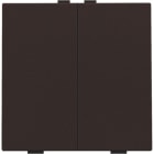 NIKO - Zweifach Taster für Niko Home Control, dark brown