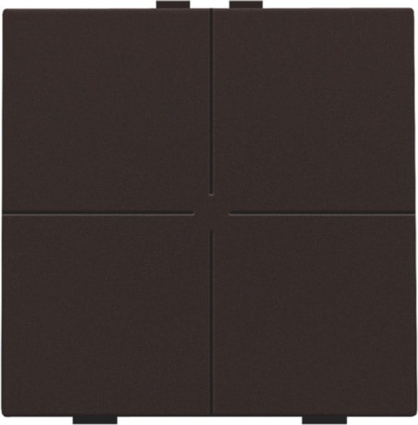 NIKO - 4 fach Taster für Niko Home Control, dark brown