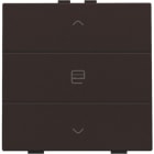 NIKO - Einfach Motorsteuertaster für Niko Home Control, dark brown