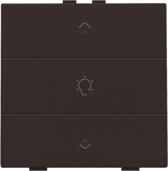 NIKO - Einfach Dimmersteuerung für Niko Home Control mit LEDs, dark brown