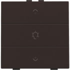 NIKO - Einfach Dimmersteuerung für Niko Home Control mit LEDs, dark brown