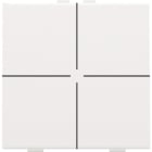 NIKO - 4 fach Taster für Niko Home Control, white coated