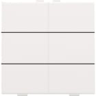 NIKO - 6 fach Taster für Niko Home Control, white coated