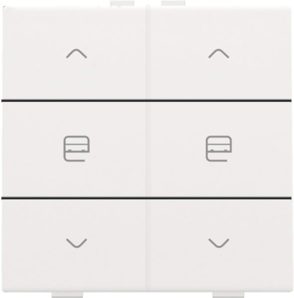 NIKO - Zweifach Taster für Niko Home Control, white coated