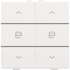 NIKO - Zweifach Taster für Niko Home Control, white coated