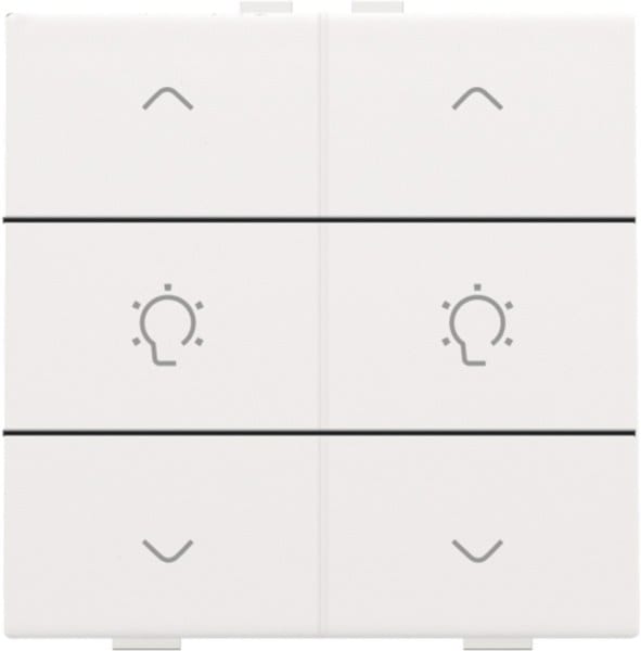 NIKO - Doppel Dimmersteuerung für Niko Home Control, white coated