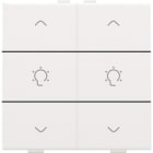 NIKO - Doppel Dimmersteuerung für Niko Home Control, white coated