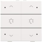 NIKO - Doppel Dimmersteuerung mit LED für Niko Home Control, white coated