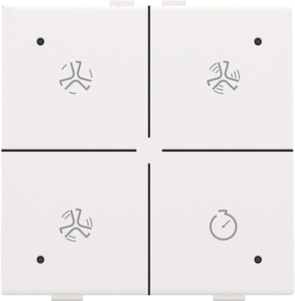 NIKO - Belüftungssteuerung mit LED für Niko Home Control, white coated