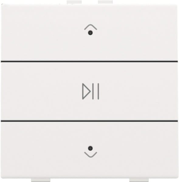 NIKO - Einfach Audiosteuerung mit LEDs für Niko Home Control, white coated