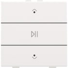 NIKO - Einfach Audiosteuerung mit LEDs für Niko Home Control, white coated