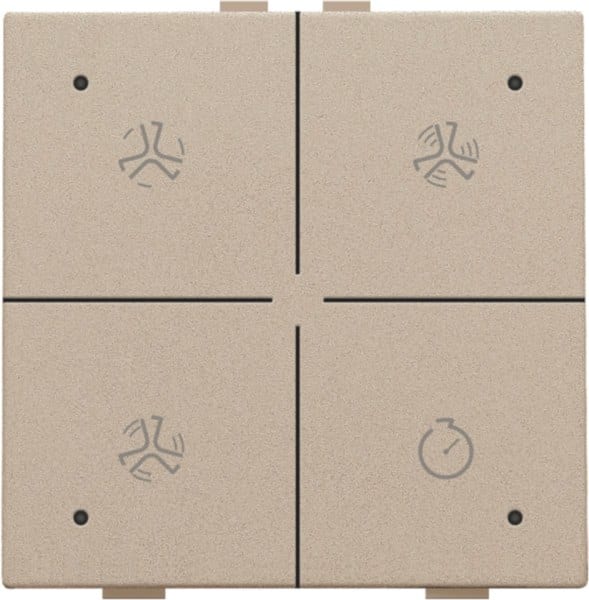 NIKO - Belüftungssteuerung mit LED für Niko Home Control, champagne coated