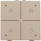 NIKO - Belüftungssteuerung mit LED für Niko Home Control, champagne coated