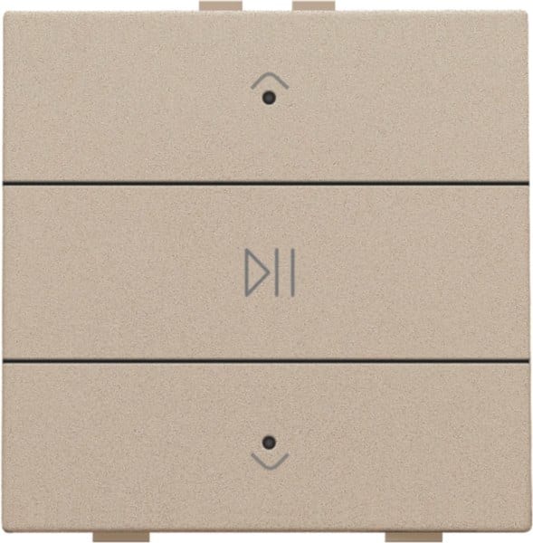 NIKO - Einfach Audiosteuerung mit LEDs für Niko Home Control, champagne coated
