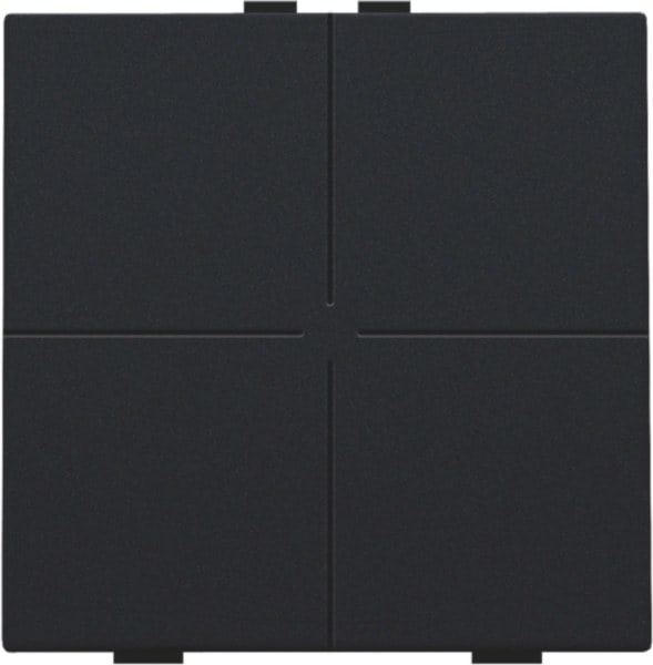 NIKO - 4 fach Taster für Niko Home Control, black coated
