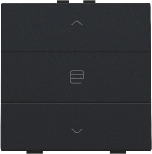 NIKO - Einfach Motorsteuertaster für Niko Home Control, black coated