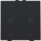 NIKO - Doppel Dimmersteuerung für Niko Home Control, black coated