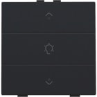 NIKO - Einfach Dimmersteuerung für Niko Home Control mit LEDs, black coated
