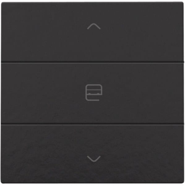 NIKO - Einfach Motorsteuertaster für Niko Home Control, piano black coated