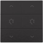 NIKO - Doppel Dimmersteuerung für Niko Home Control, piano black coated