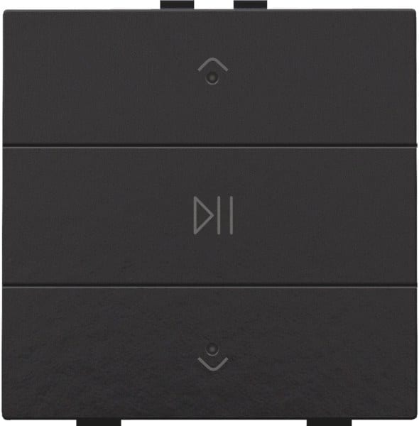 NIKO - Einfach Audiosteuerung mit LEDs für Niko Home Control, piano black