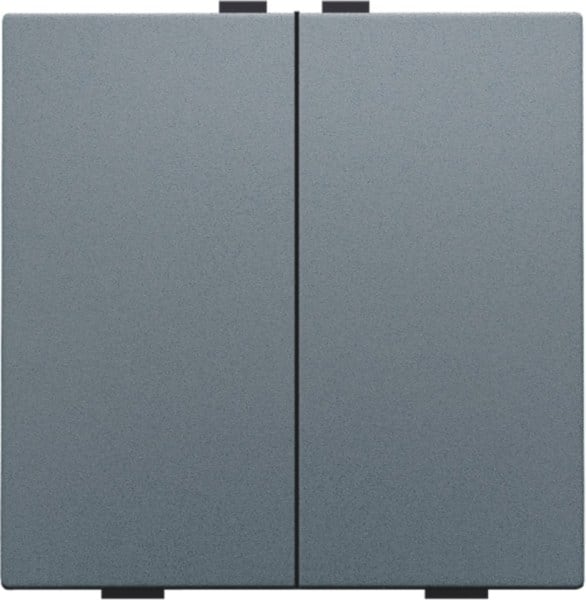 NIKO - Zweifach Taster für Niko Home Control, steel grey coated
