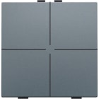 NIKO - 4 fach Taster für Niko Home Control, steel grey coated