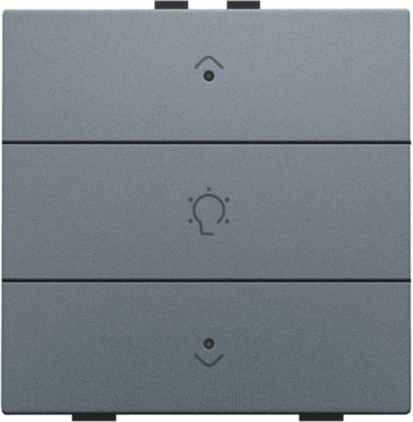 NIKO - Einfach Dimmersteuerung für Niko Home Control mit LEDs, steel grey coated