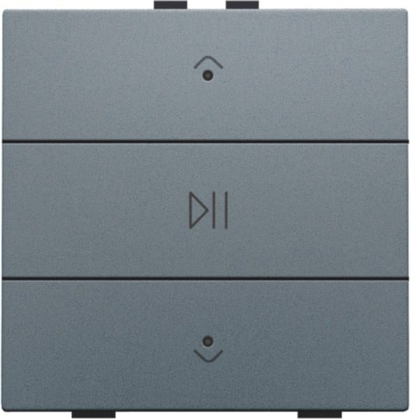 NIKO - Einfach Audiosteuerung mit LEDs für Niko Home Control, steel grey coat