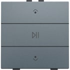 NIKO - Einfach Audiosteuerung mit LEDs für Niko Home Control, steel grey coat
