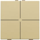NIKO - 4 fach Taster für Niko Home Control, gold coated