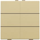 NIKO - 6 fach Taster für Niko Home Control, gold coated