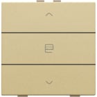 NIKO - Einfach Motorsteuertaster für Niko Home Control, gold coated