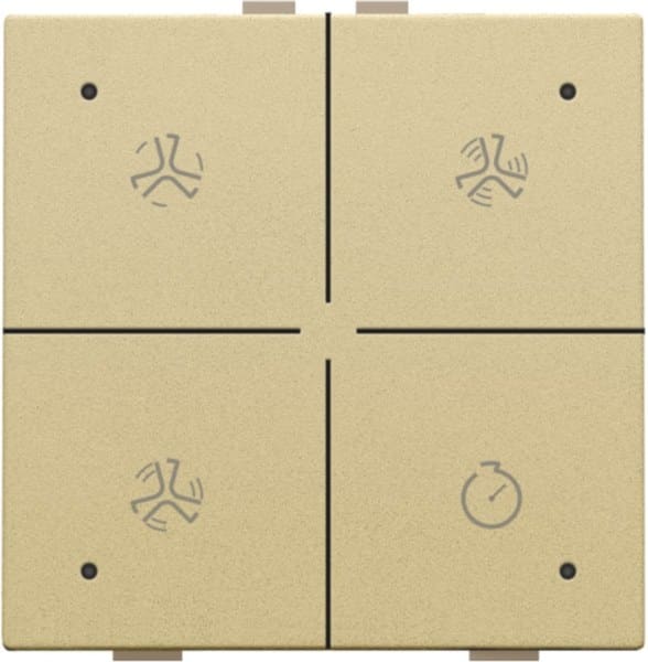 NIKO - Belüftungssteuerung mit LED für Niko Home Control, gold coated