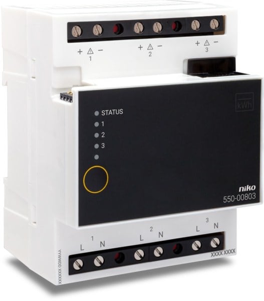 NIKO - Elektrizitätsmessmodul (3 Kanäle) für Niko Home Control