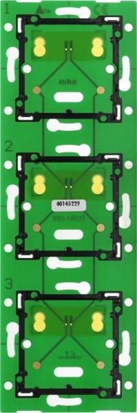 NIKO - Dreifach vertikale wandmontierte Platine für Niko Home Control
