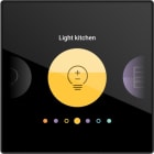 NIKO - Digital black, vernetzbarer, personalisierbarer Bedienbildschirm
