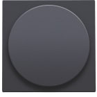 NIKO - Abdeckung für Drehdimmer oder Erweiterung, incl. Drehknopf, anthracite