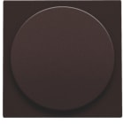 NIKO - Abdeckung für Drehdimmer oder Erweiterung, incl. Drehknopf, dark brown
