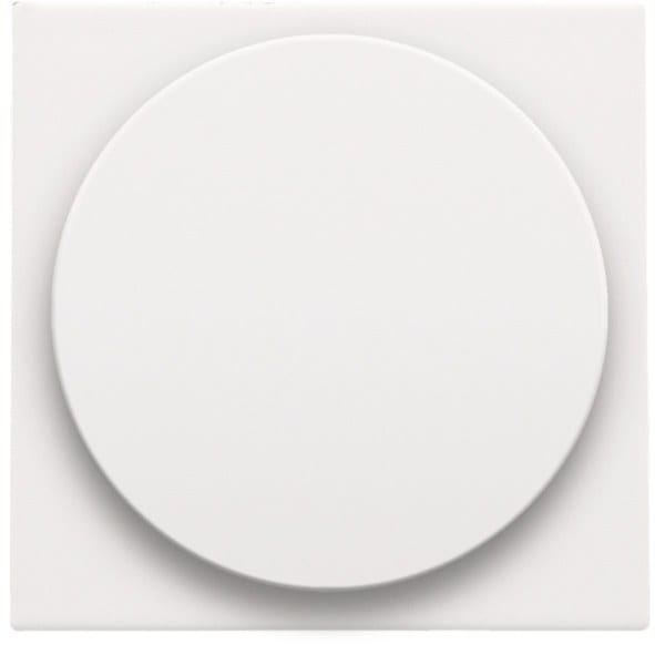 NIKO - Abdeckung für Drehdimmer oder Erweiterung, incl. Drehknopf, white coat